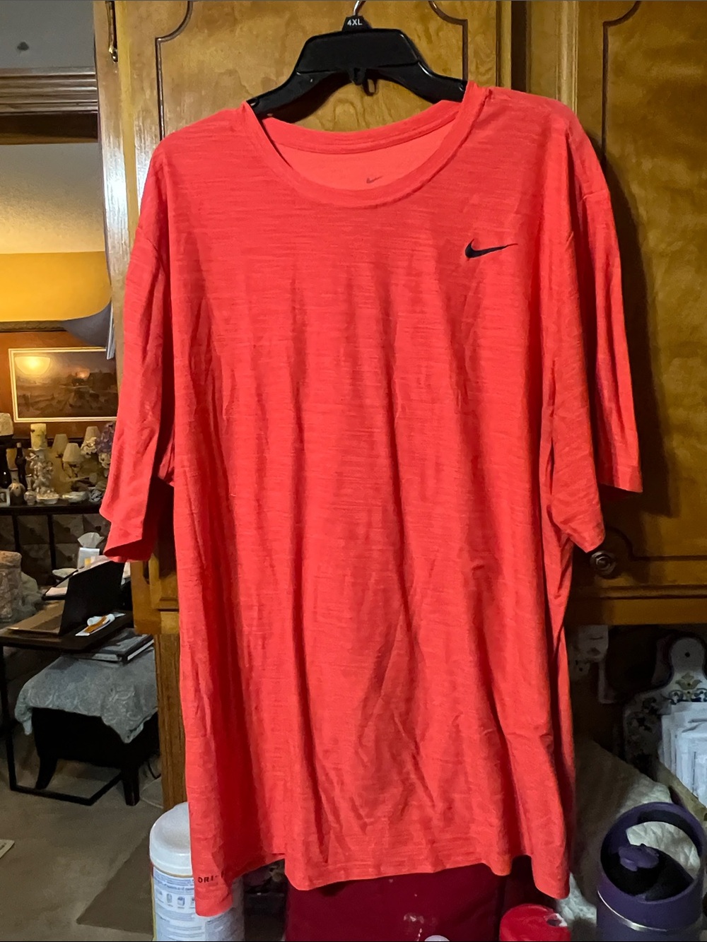 Nike Men’s Red Short-Sleeve Performance Tee